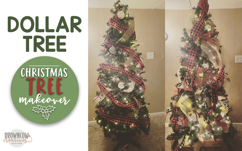 Dollar Tree Christmas Tree Makeover