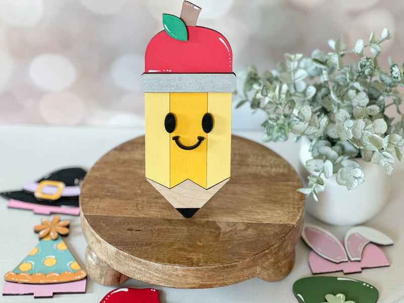 Interchangeable Pencil Decor for Teachers