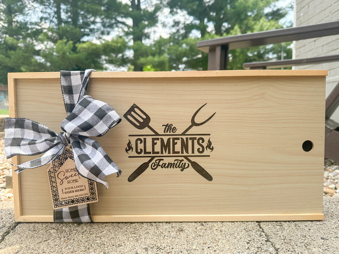 Custom Engraved Personalized BBQ Set Gift