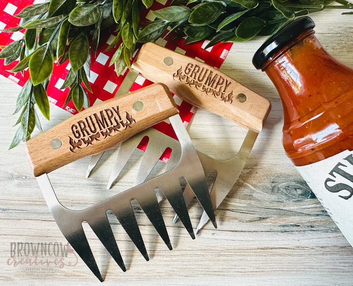 Personalized Laser-Engraved Meat Claws