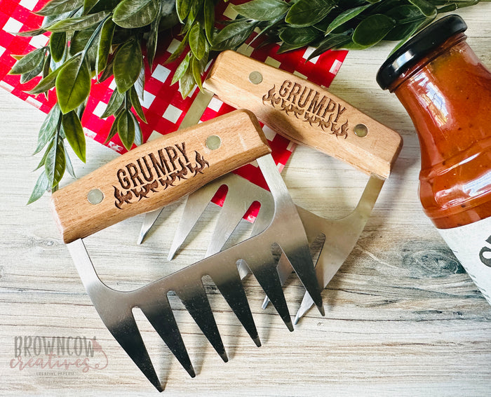 Personalized Laser-Engraved Meat Claws