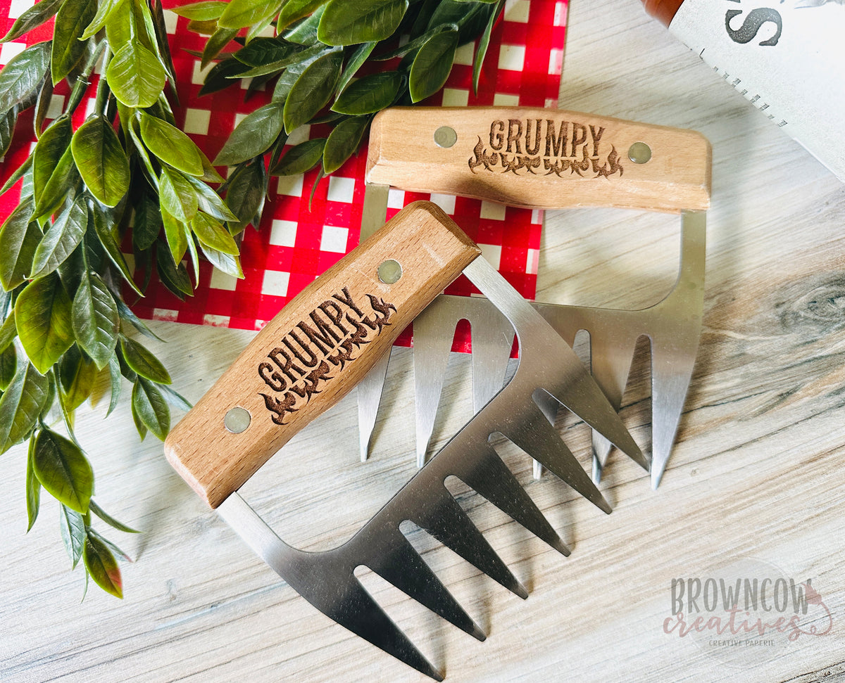 Personalized Laser-Engraved Meat Claws