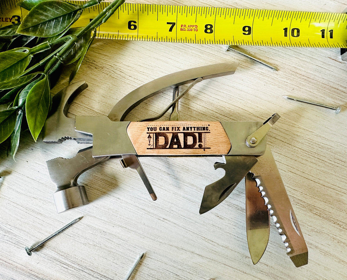 Personalized Tool, Personalized Hammer for Dad, Gifts for Dad, Father's Day Gifts Personalized, Custom Tool for Dad