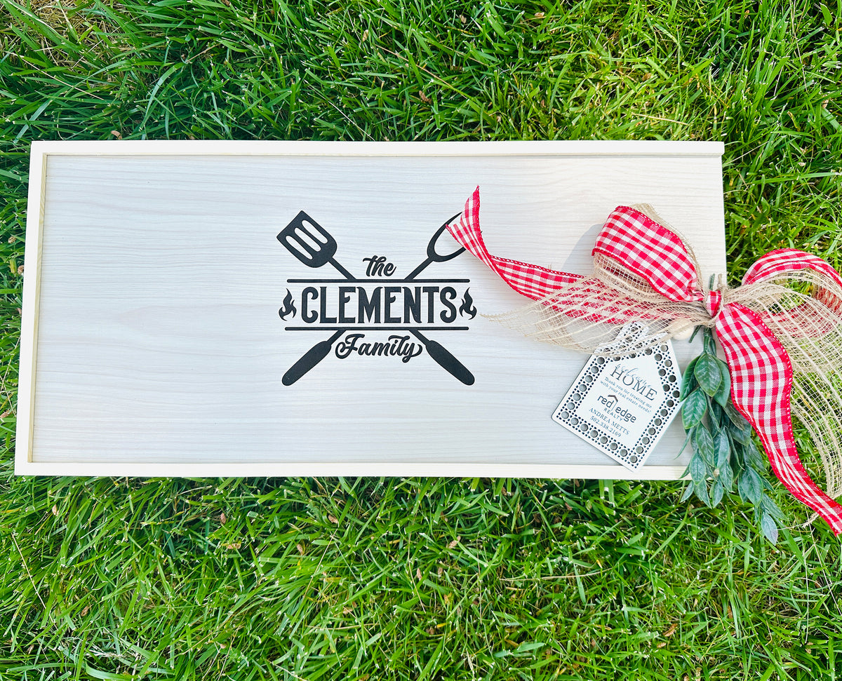 Custom Engraved Personalized BBQ Set Gift