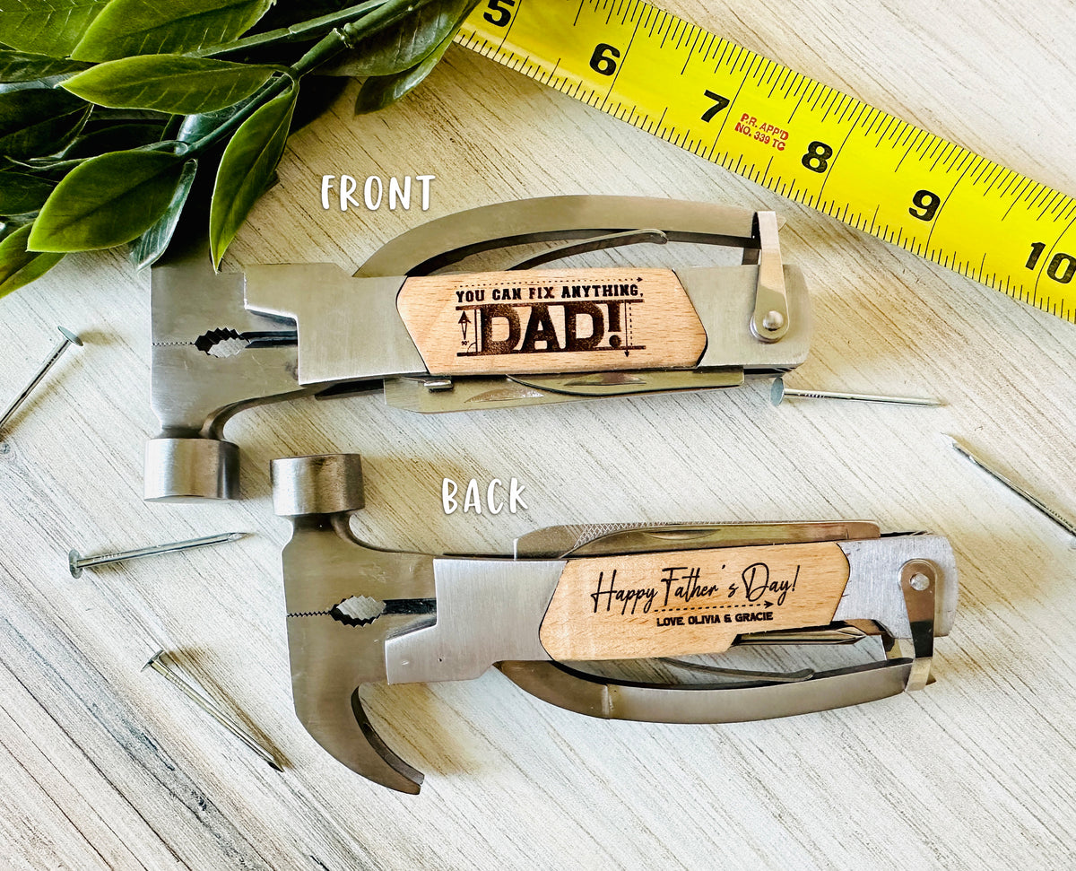 Personalized Tool, Personalized Hammer for Dad, Gifts for Dad, Father's Day Gifts Personalized, Custom Tool for Dad