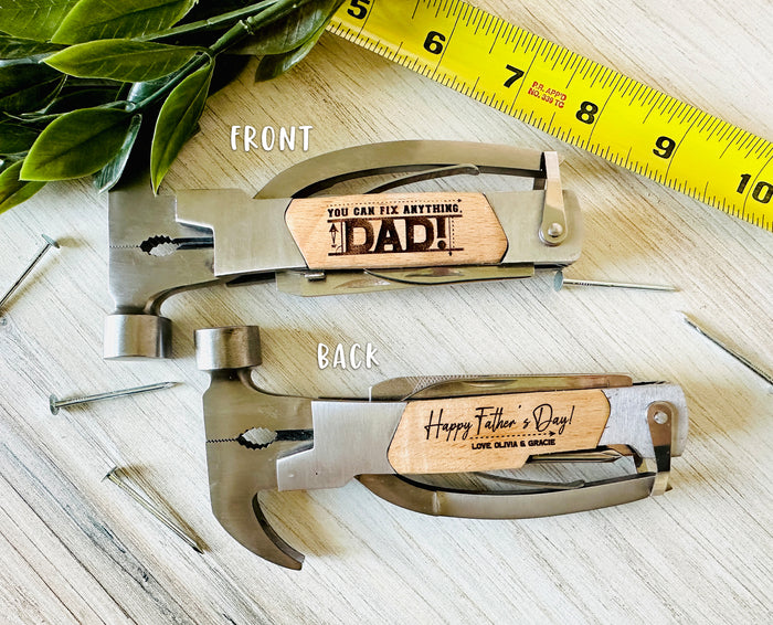 Personalized Tool, Personalized Hammer for Dad, Gifts for Dad, Father's Day Gifts Personalized, Custom Tool for Dad