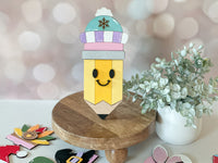 Interchageable Pencil Teacher Tabletop Decor DIY