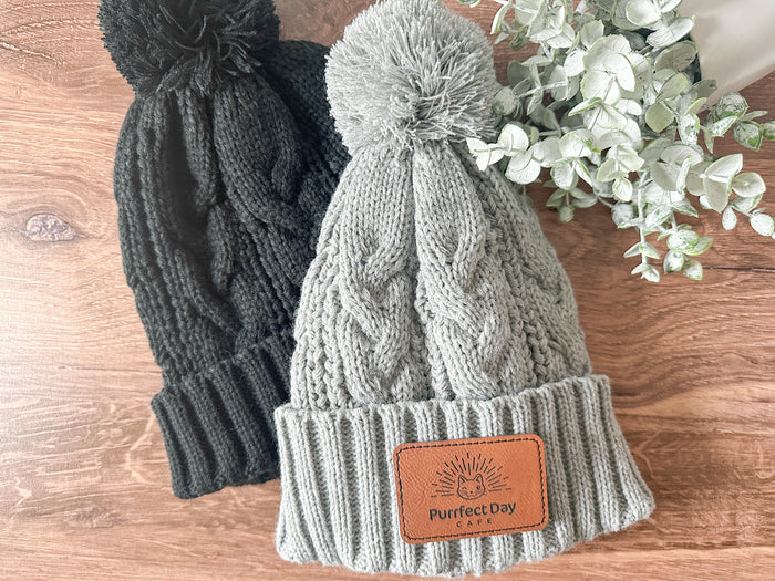 Custom Logo Winter Pom Beanie, Promotional Products