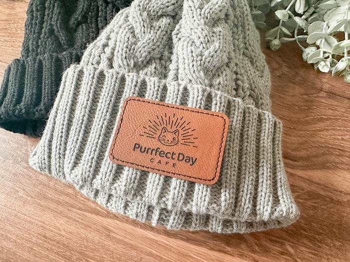 Custom Logo Winter Pom Beanie, Promotional Products