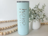 Custom Handwriting Engraved Keepsake Tumbler
