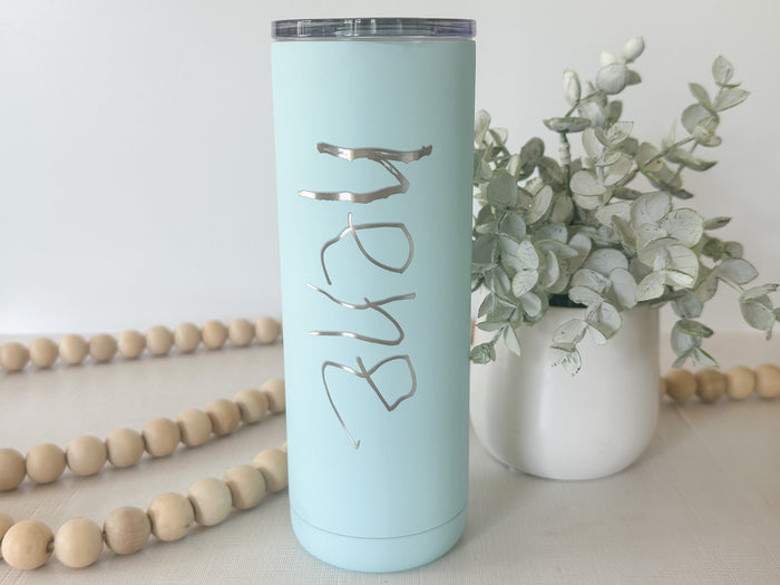 Custom Handwriting Engraved Keepsake Tumbler