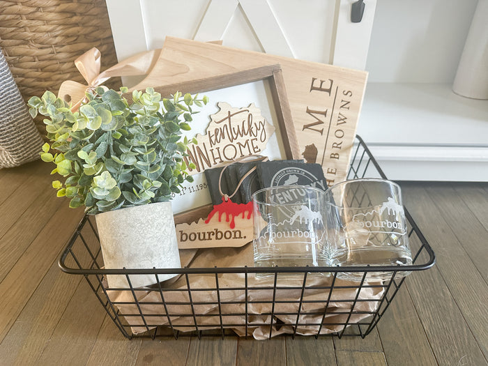 Home Sweet Kentucky Gift Basket - Bourbon Edition