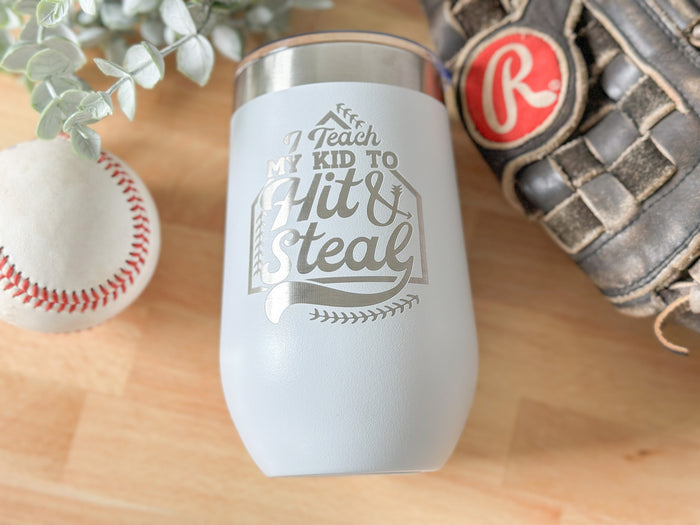 Baseball/Softball Wine Tumbler