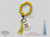 Custom Engraved Baseball/Softball Wristlet Keychain