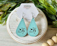 Unique Mother's Day Gift, Engraved Kids Drawing Earrings, Mothers Day Gift, Engraved Earrings, Wood Earrings, Dangle Earrings, Gifts for Her