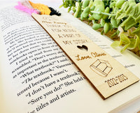 Personalized Teacher Bookmark, Engraved Teacher Bookmark, Personalized Teacher Appreciation Week Gift, Custom Teacher Gifts