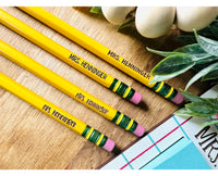 Custom Engraved Pencils, Personalized Pencils, Teacher Appreciation Gift, Teacher Pencils, Student Pencils, Back to School Gift
