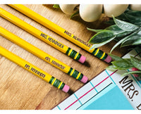 Custom Engraved Pencils, Personalized Pencils, Teacher Appreciation Gift, Teacher Pencils, Student Pencils, Back to School Gift
