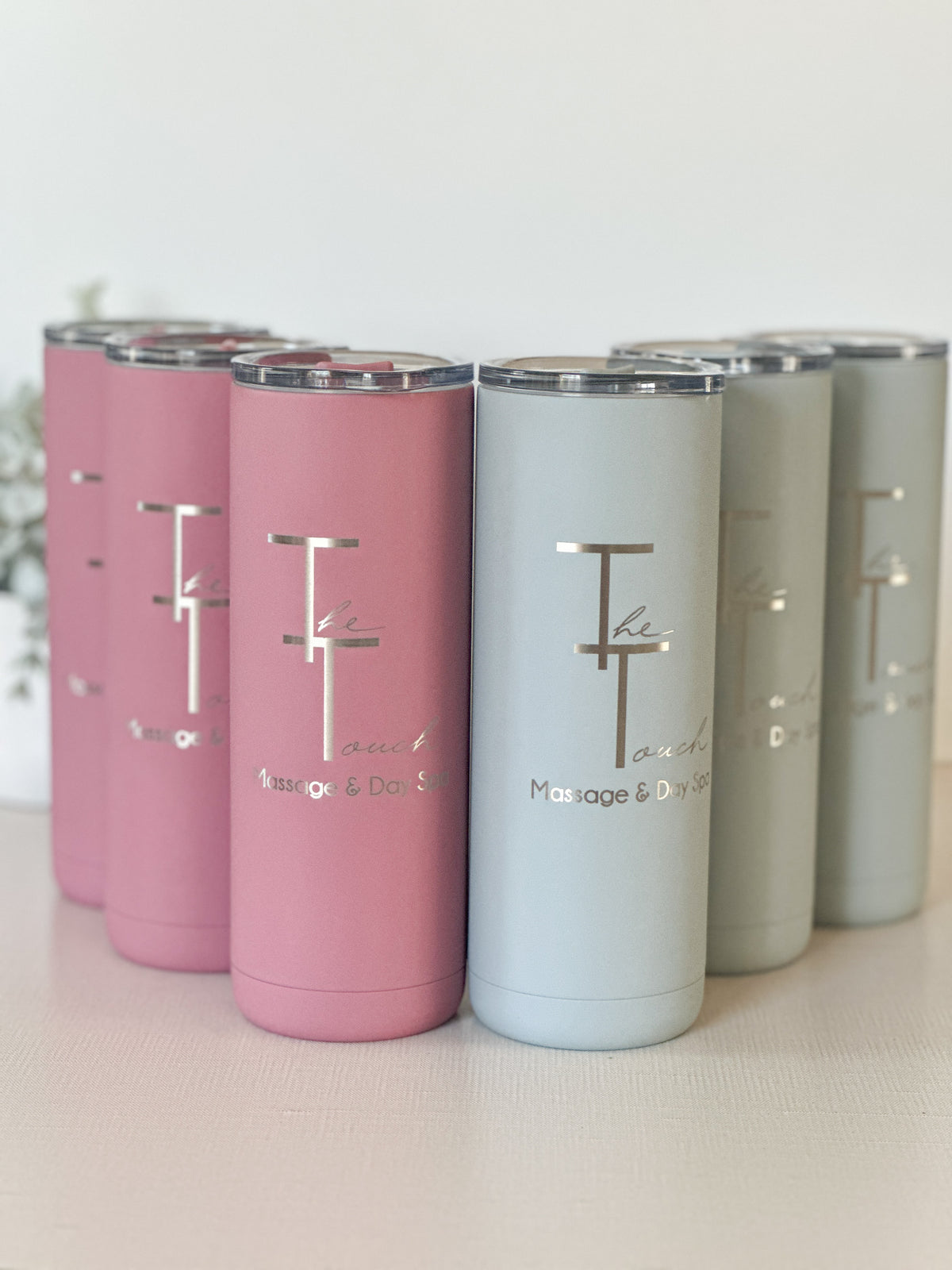 Soft Matte 20oz. Branded Skinny Drink Tumbler