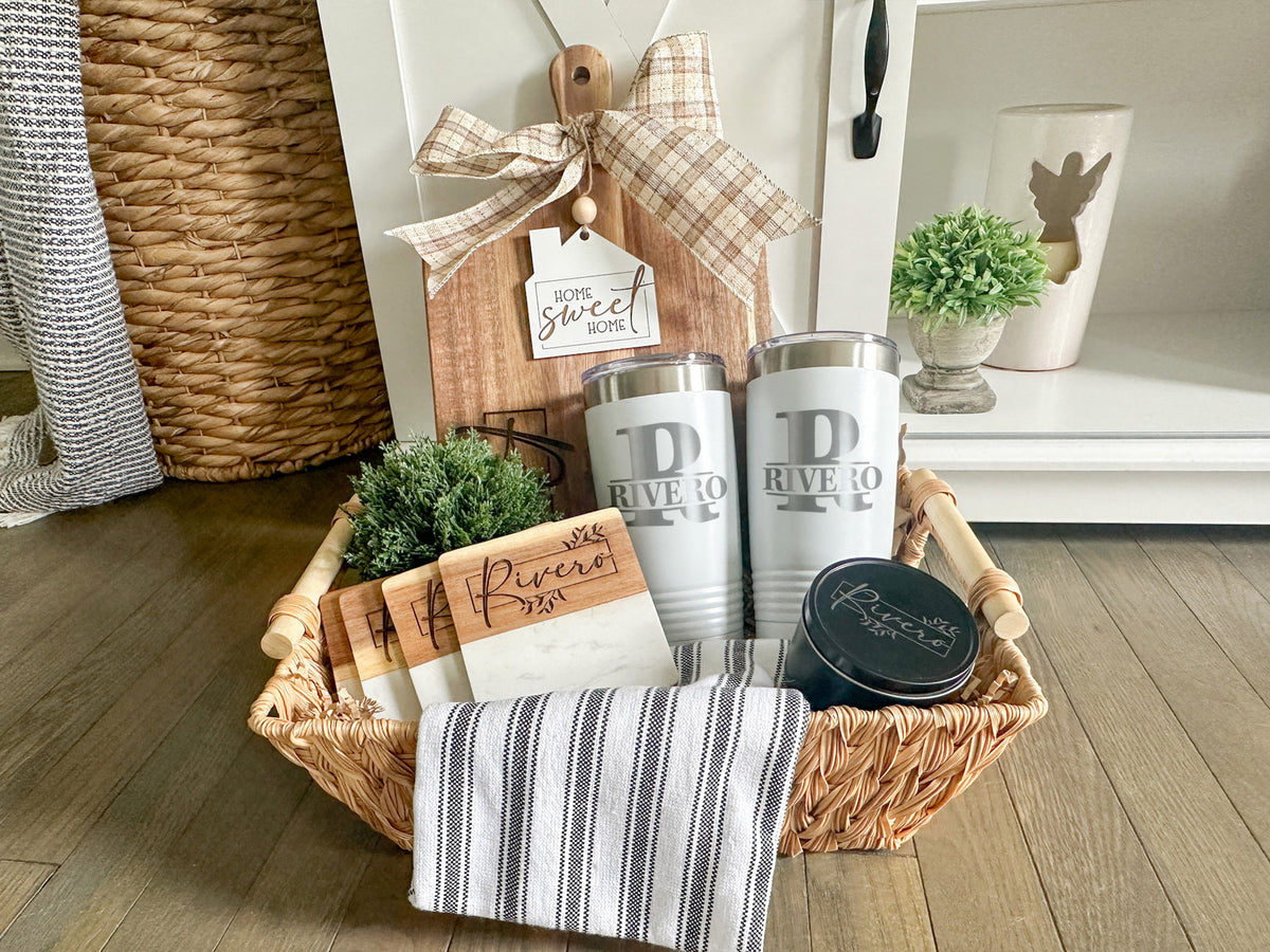 Acacia Tumbler Basket