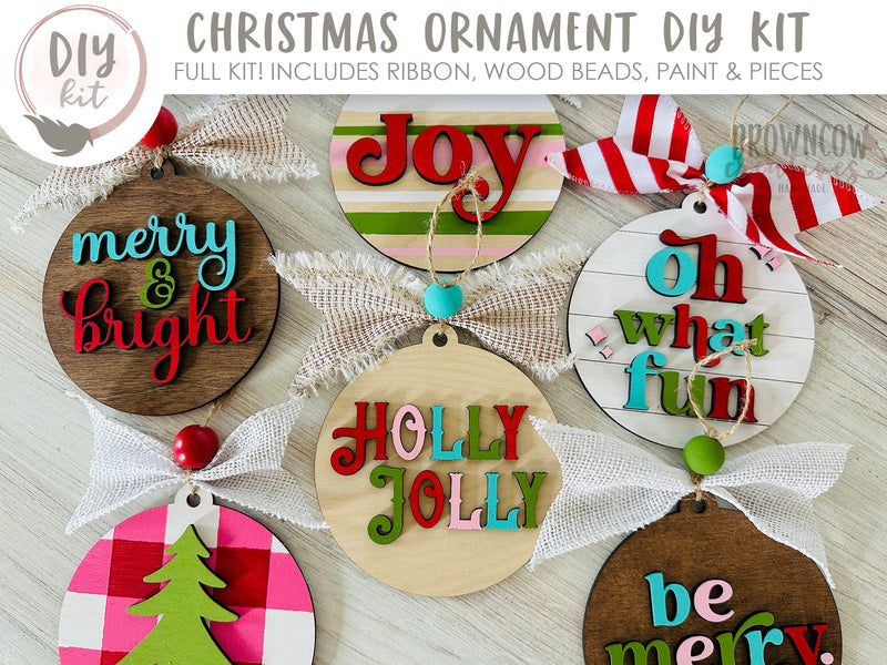 DIY Retro Ornament Kit