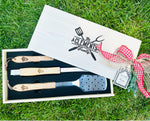 Custom Engraved Personalized BBQ Set Gift