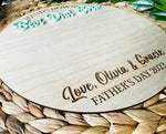 Hands Down Best Dad DIY Paint Handprint Gift, Best Dad Ever Father's Day Gift, Father's Day Handprint Sign, Father's Day Gift for Any Dad