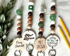 Personalized Teacher Lanyard, Beaded Lanyard, Coffee Teacher Lanyard, Coffee Lanyard, Fun Teacher Lanyard, Back to School Gifts for Teachers