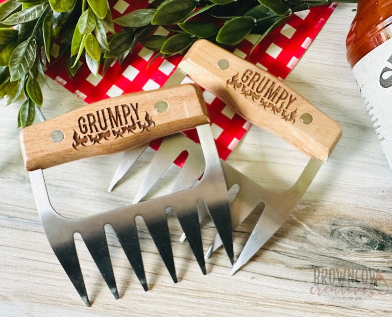 Personalized Laser-Engraved Meat Claws