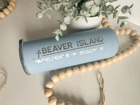 Soft Matte 20oz. Branded Skinny Drink Tumbler