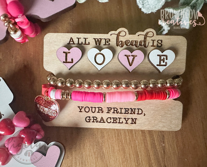 Valentine's Day Bracelet Gift Holder Laser File