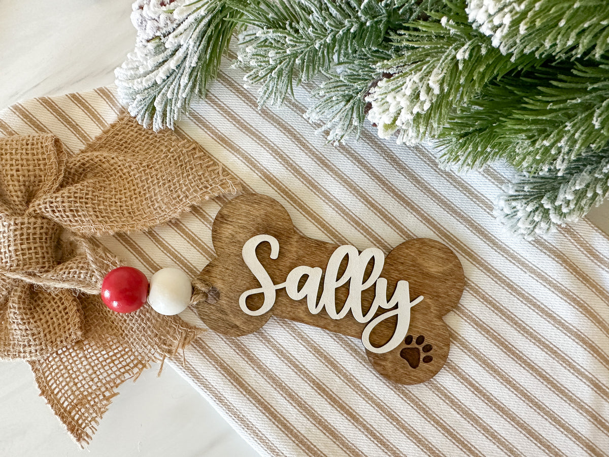 Personalized Pet Stocking Tag