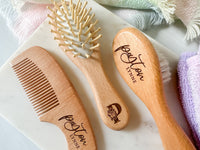 Personalized Engraved Baby Brush Set