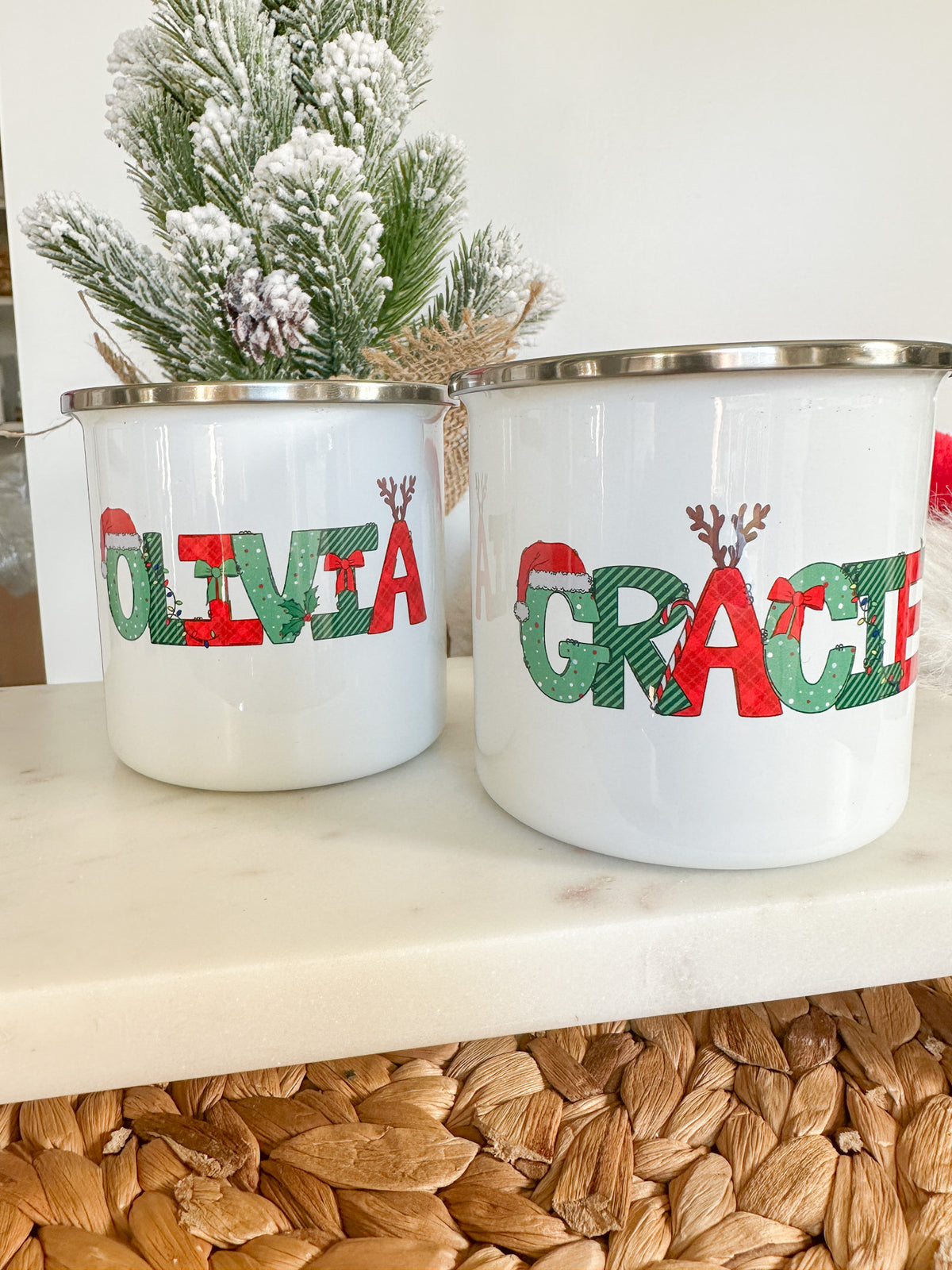 Personalized Hot Cocoa Christmas Mug