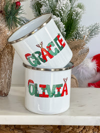 Personalized Hot Cocoa Christmas Mug