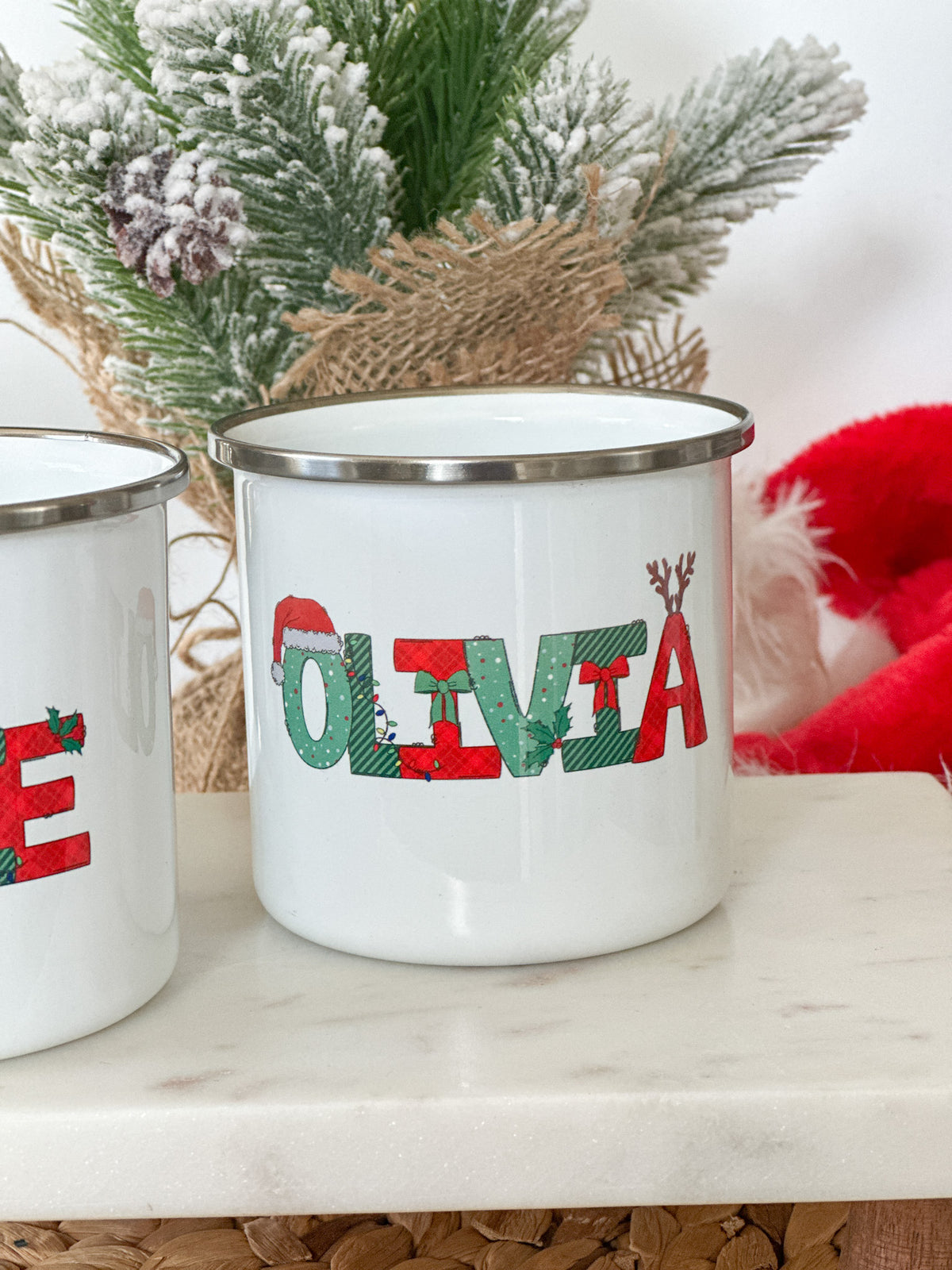 Personalized Hot Cocoa Christmas Mug