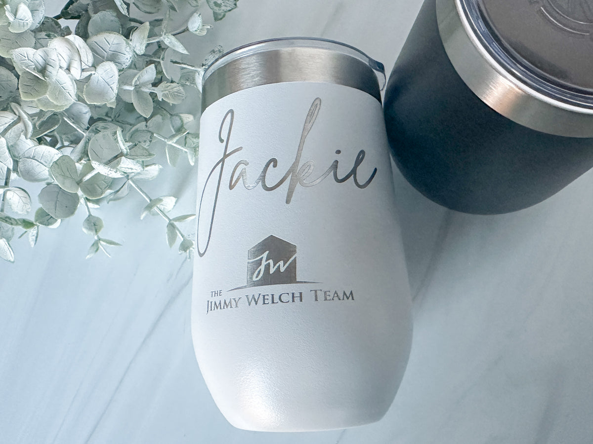 Personalized Engraved Wine Tumbler