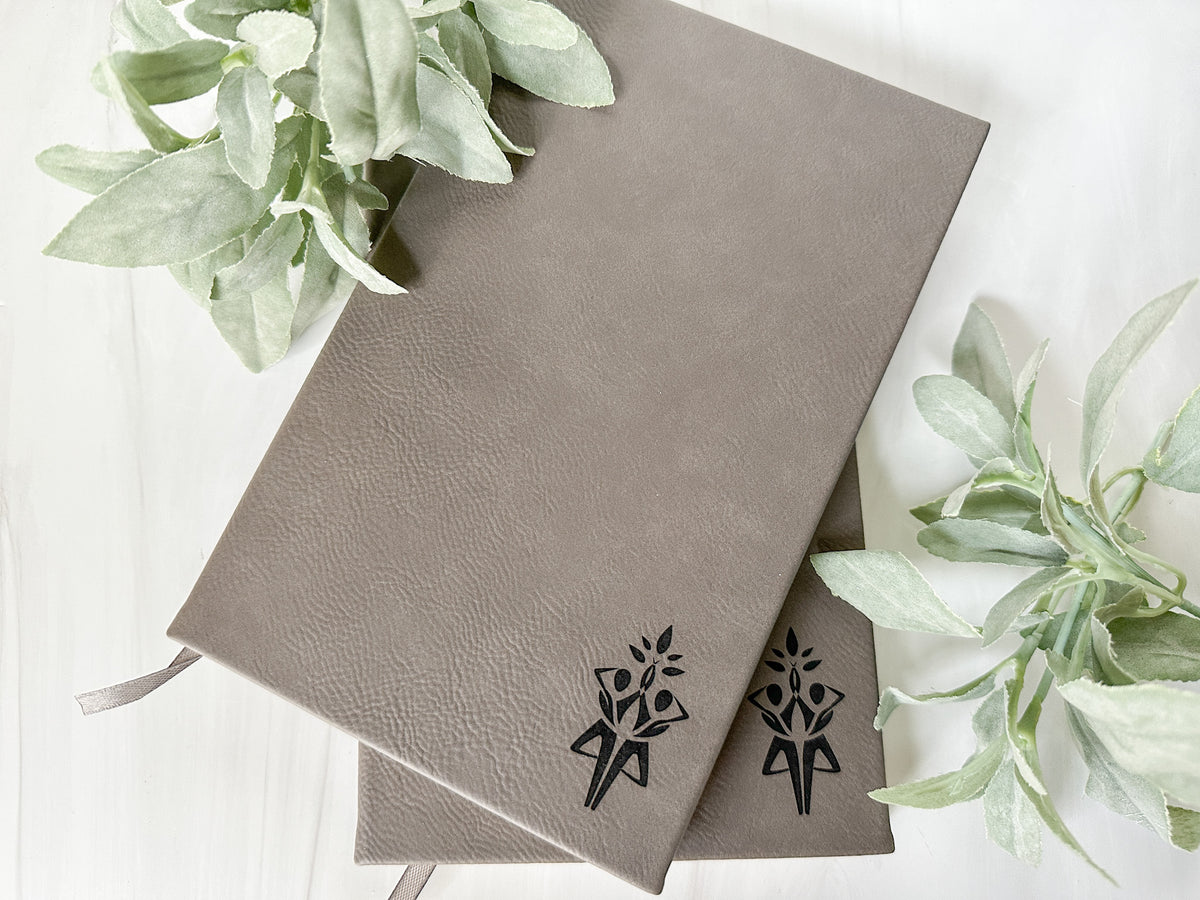 Custom Engraved/Branded Leatherette Journal
