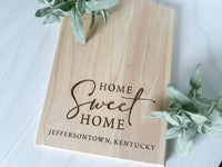 Personalized Rubberwood Cutting Board