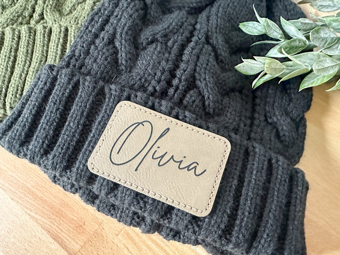 Personalized Women's/Teens Knitted Beanie