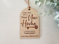 Pairs Well With a New Home Branded Gift Tag