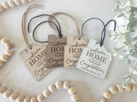 Welcome Home Branded Gift Tag