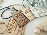 Welcome Home Branded Gift Tag