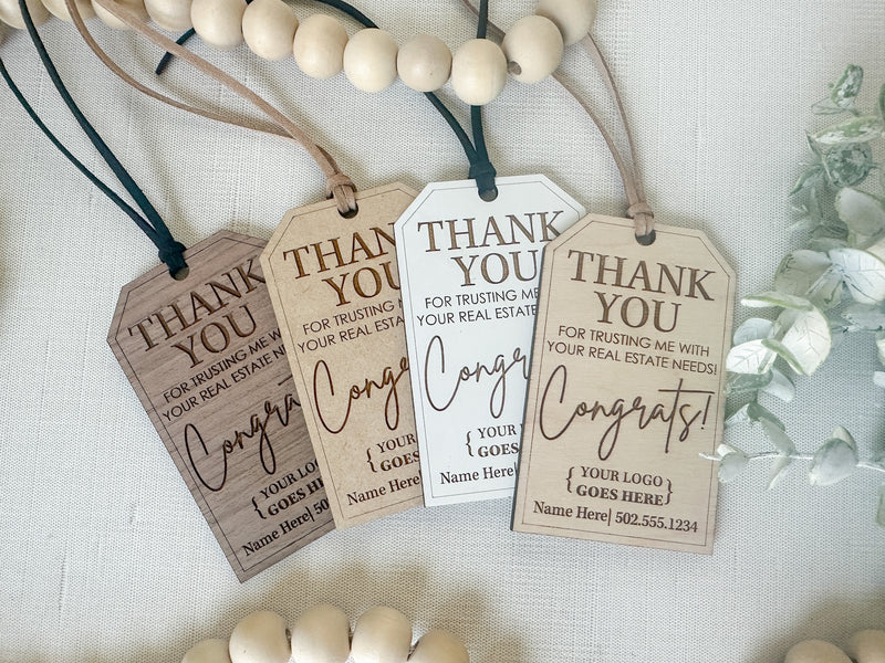 Thank You/Congrats Home Branded Gift Tag