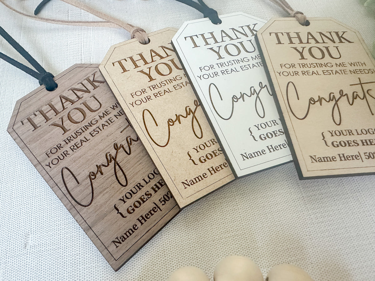 Thank You/Congrats Home Branded Gift Tag