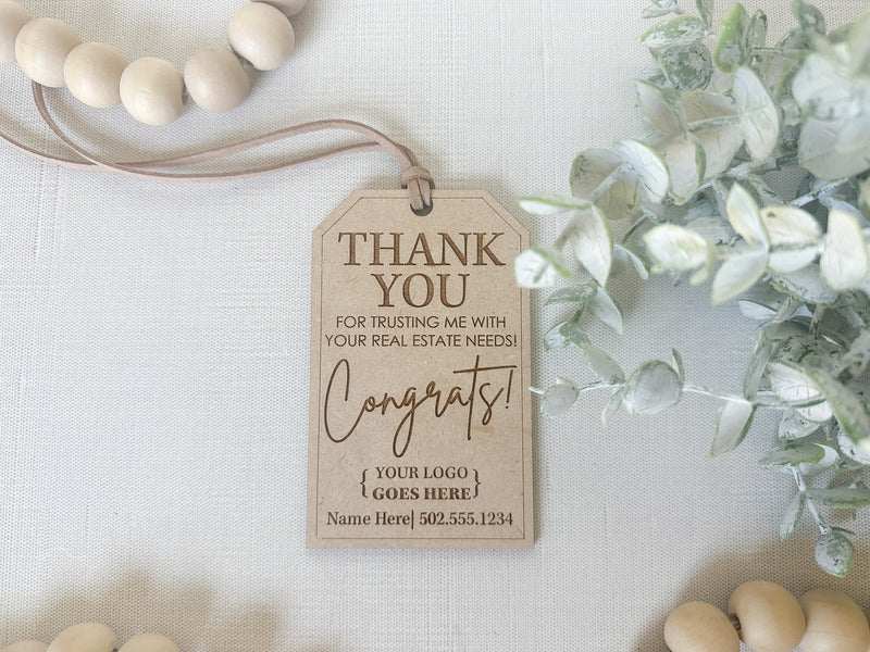 Thank You/Congrats Home Branded Gift Tag