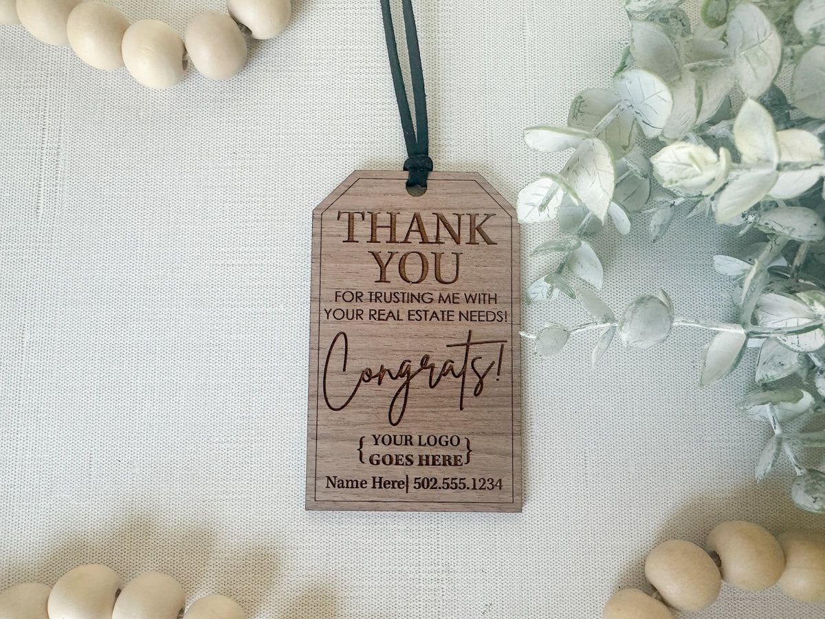 Thank You/Congrats Home Branded Gift Tag