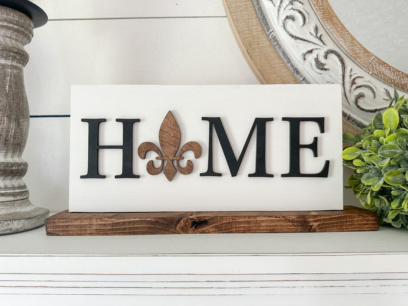 HOME Louisville Shelf Sitter Sign