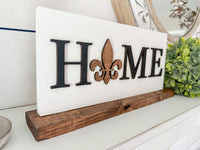 HOME Louisville Shelf Sitter Sign