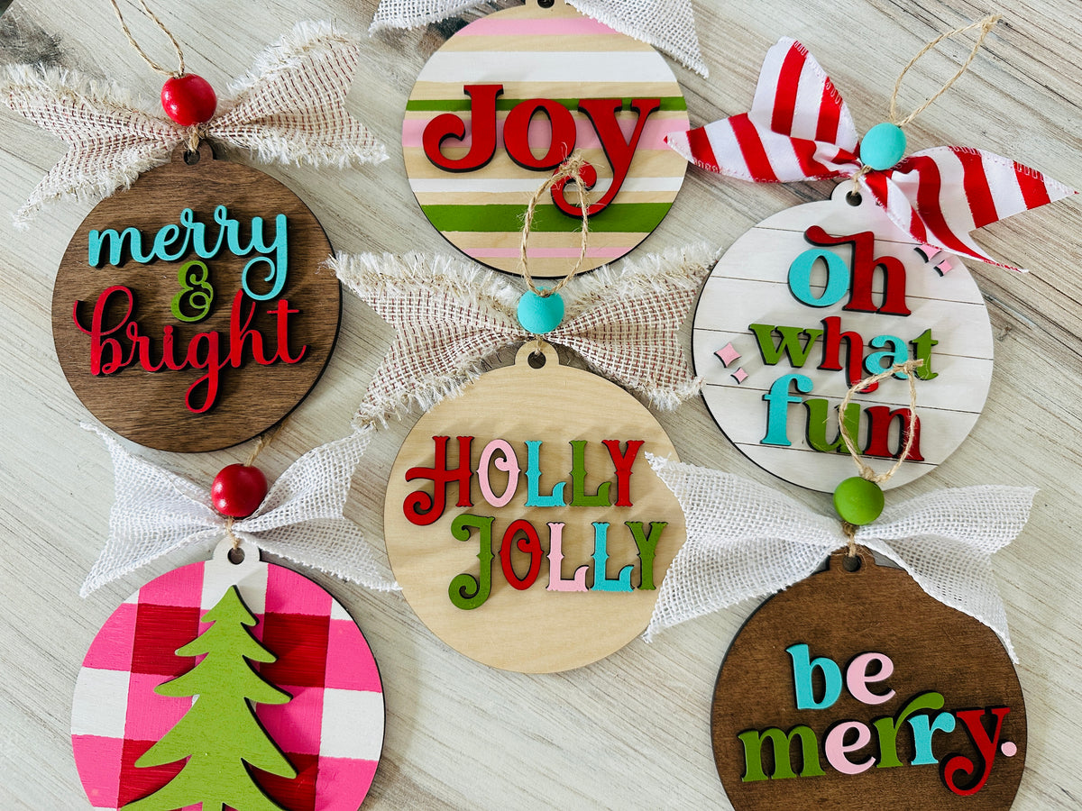 DIY Retro Ornament Kit